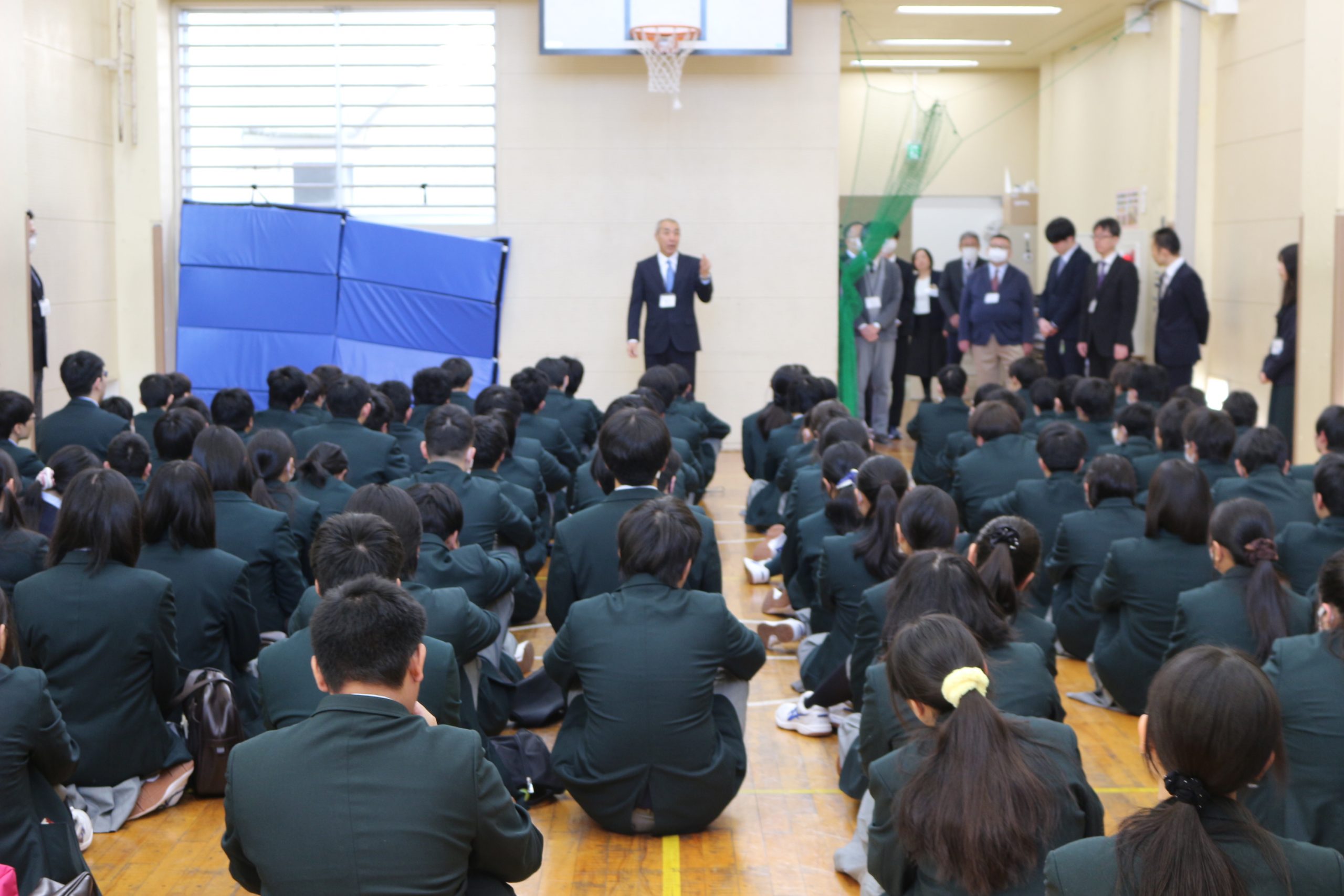 【始業式】冬休みが明け、始業式を実施しました。